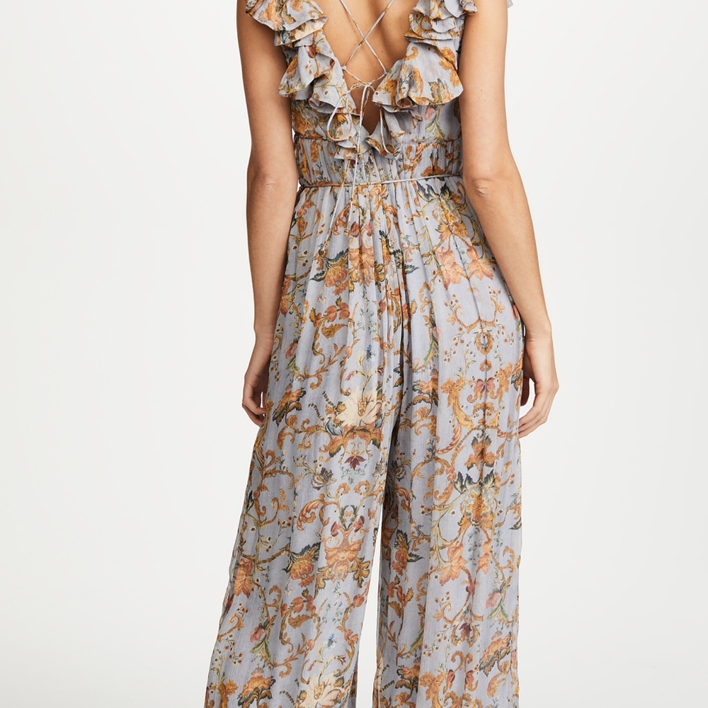 Zimmermann | Cascade Silk Jumpsuit size 1 (US 4-6) - Picture 3 of 6